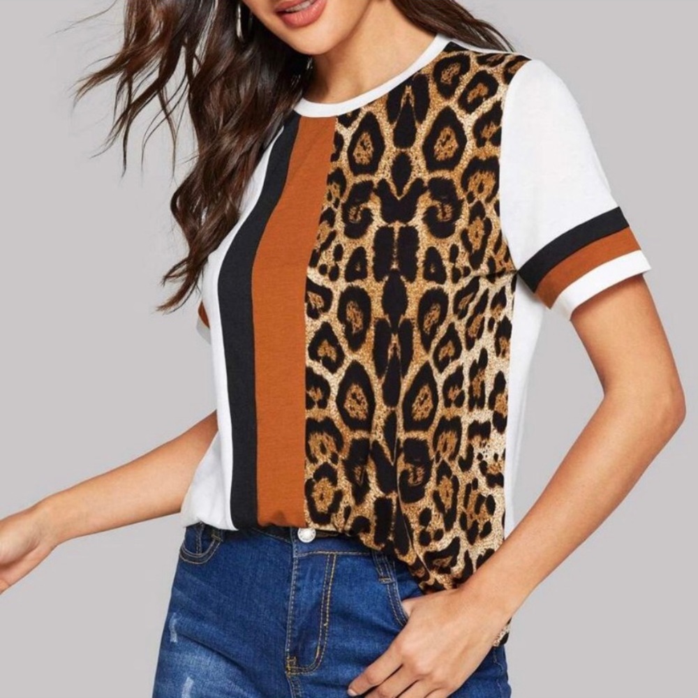 Leopard Print Top - Picture 2 of 5